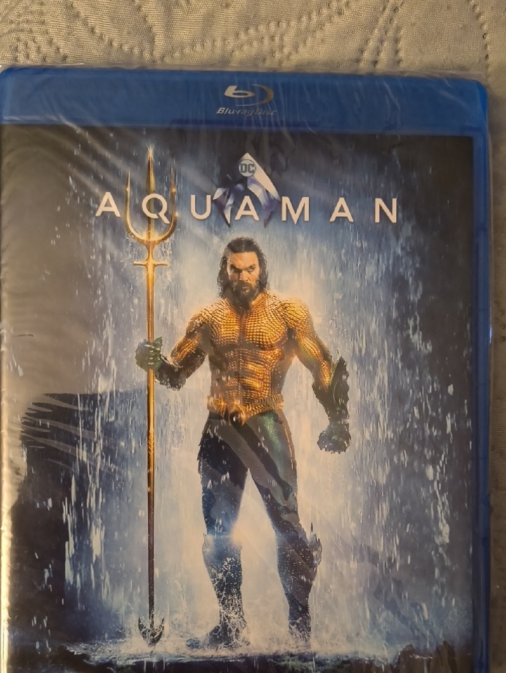 Warner Bros. Aquaman Blu-ray - Gold, Blue, Black